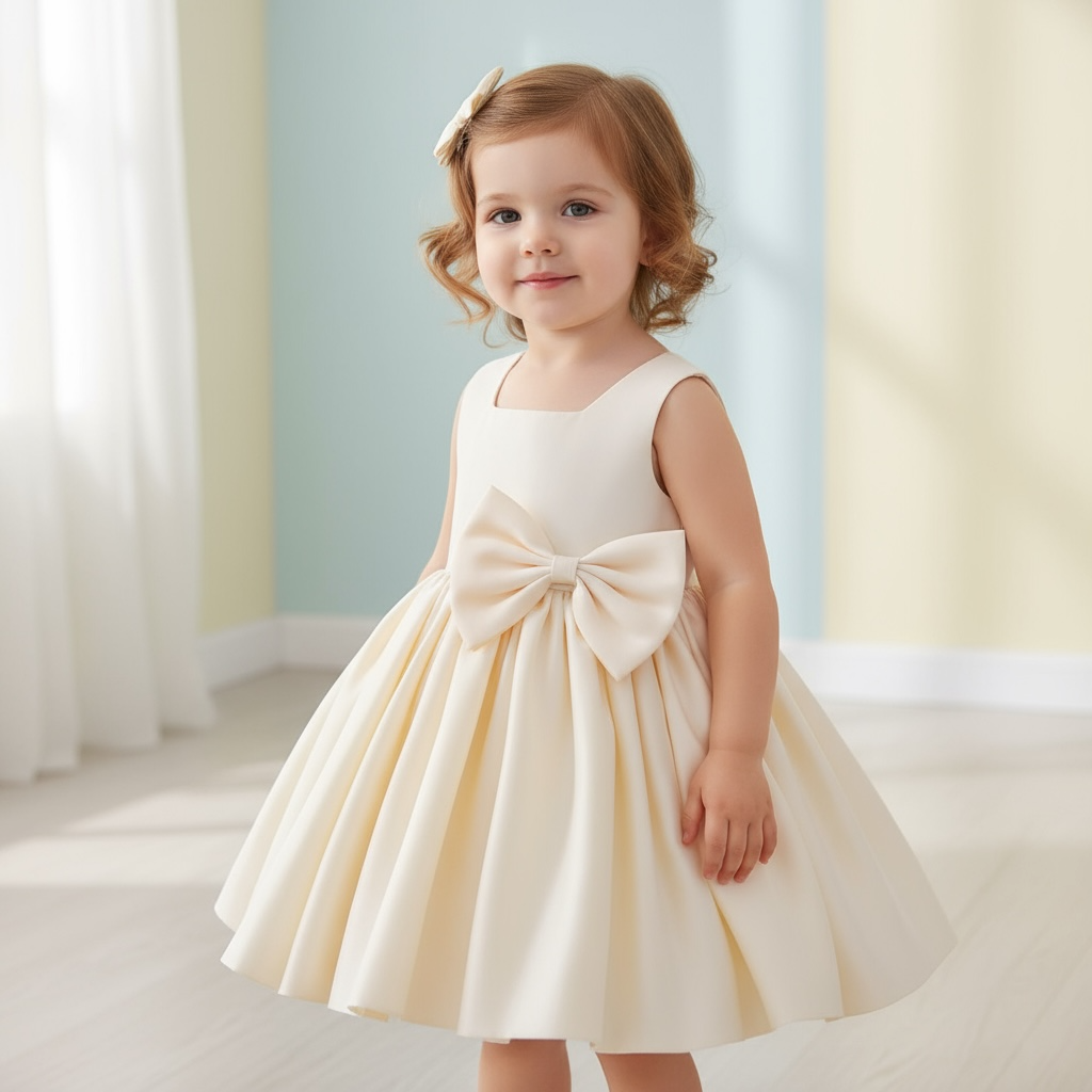 Robe De Soirée Bébé Fille FAO Schwarz - Taille 6 Mois, Velours Et Satin Noir & Crème, Neuve Avec étiquette