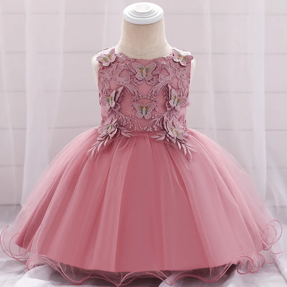 Robe bébé papillon magique