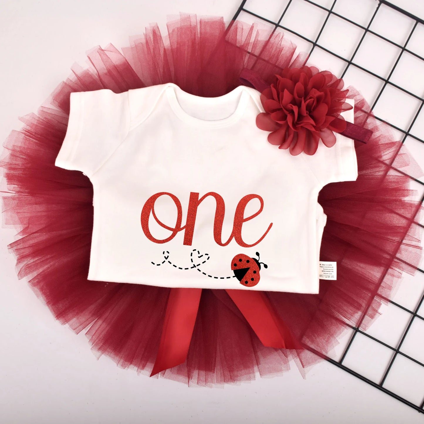 Ensemble anniversaire 1 an coccinelle