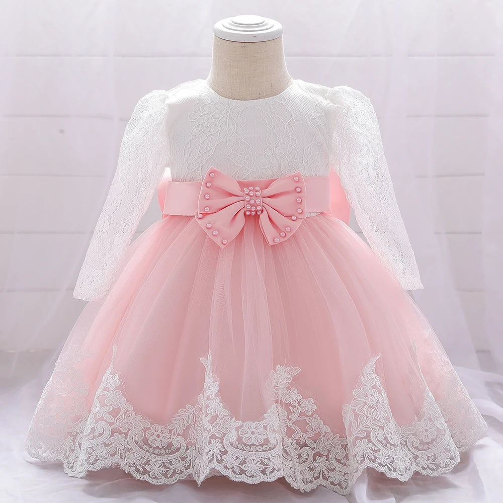 Robe cérémonie d'anniversaire bébé
