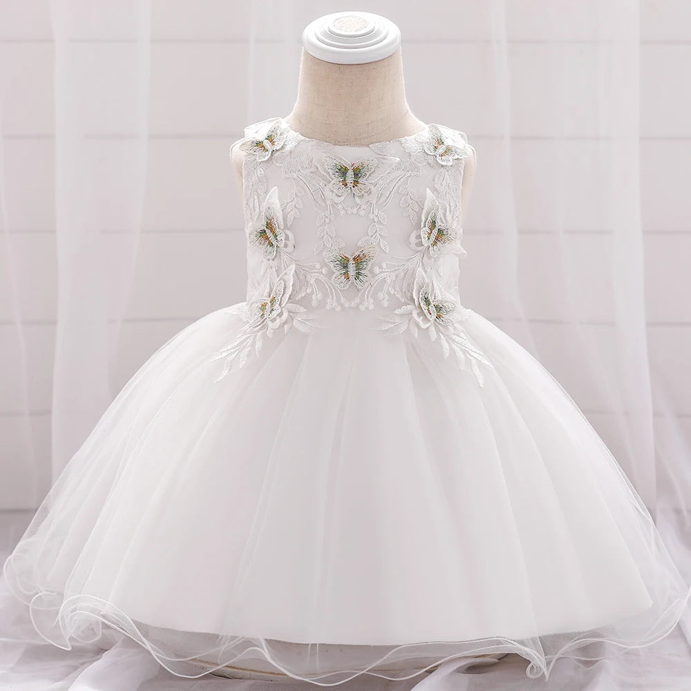 Robe bébé papillon magique