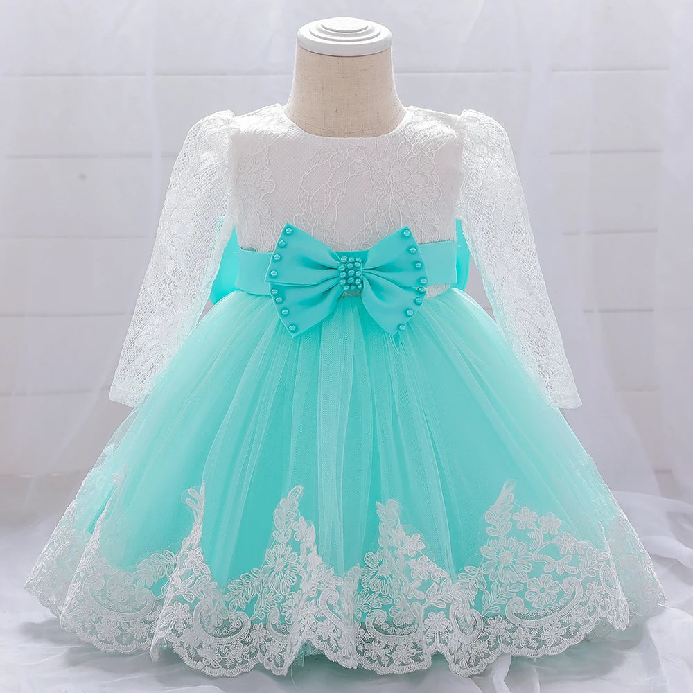 Robe cérémonie d'anniversaire bébé