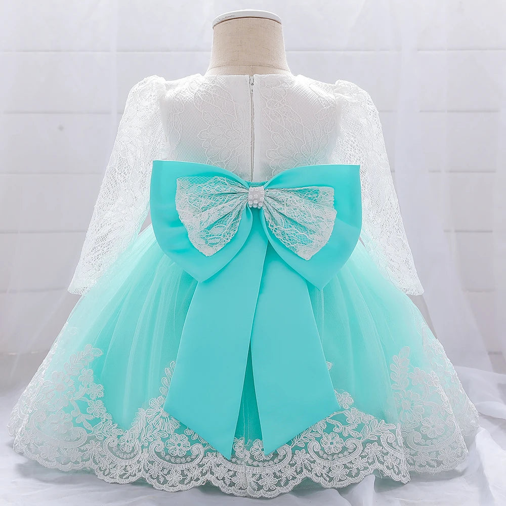 Robe cérémonie d'anniversaire bébé