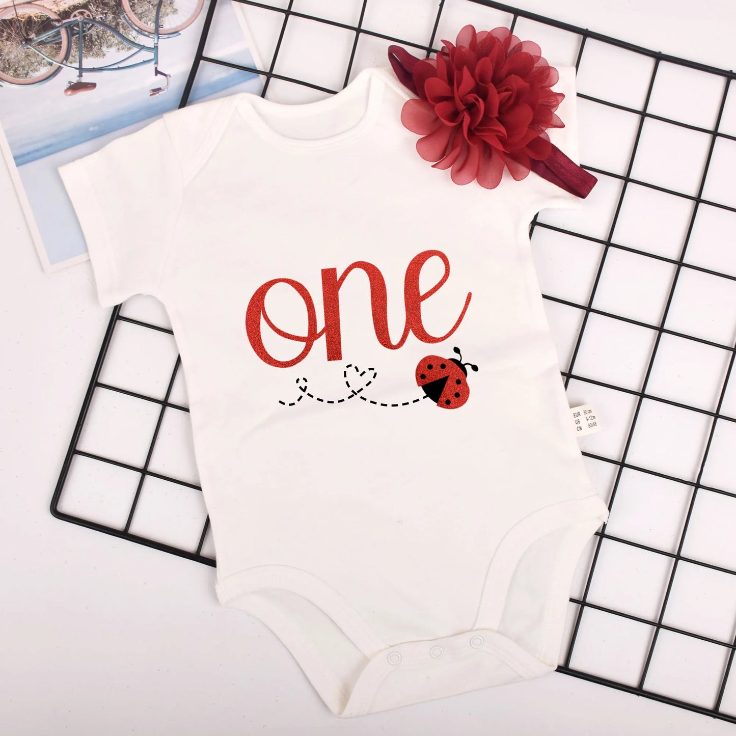 Ensemble anniversaire 1 an coccinelle
