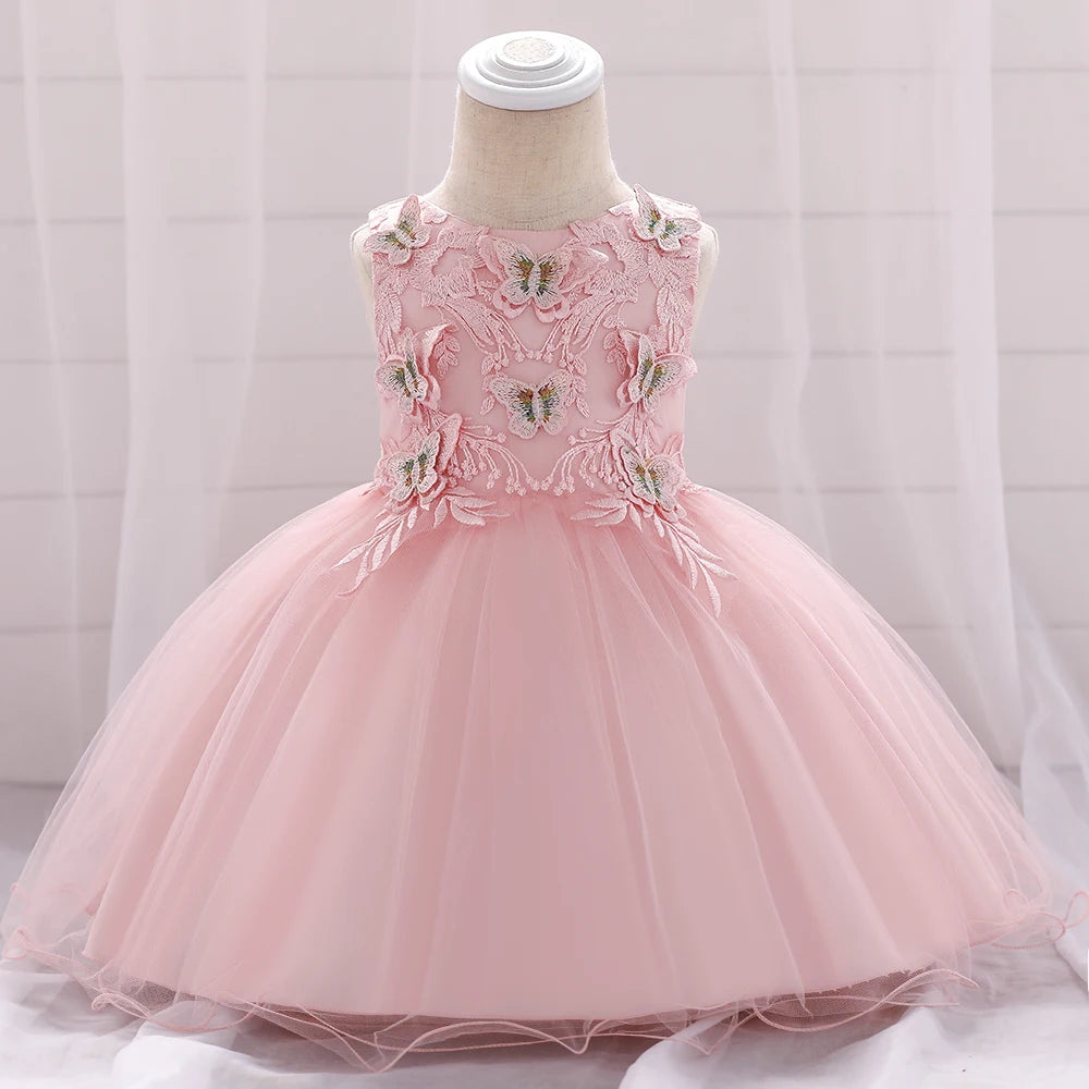 Robe bébé papillon magique