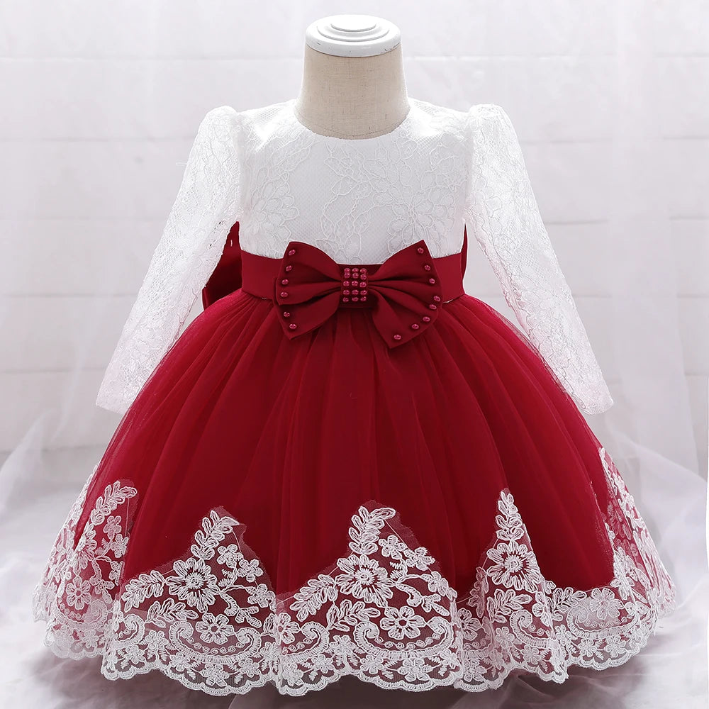Robe cérémonie d'anniversaire bébé