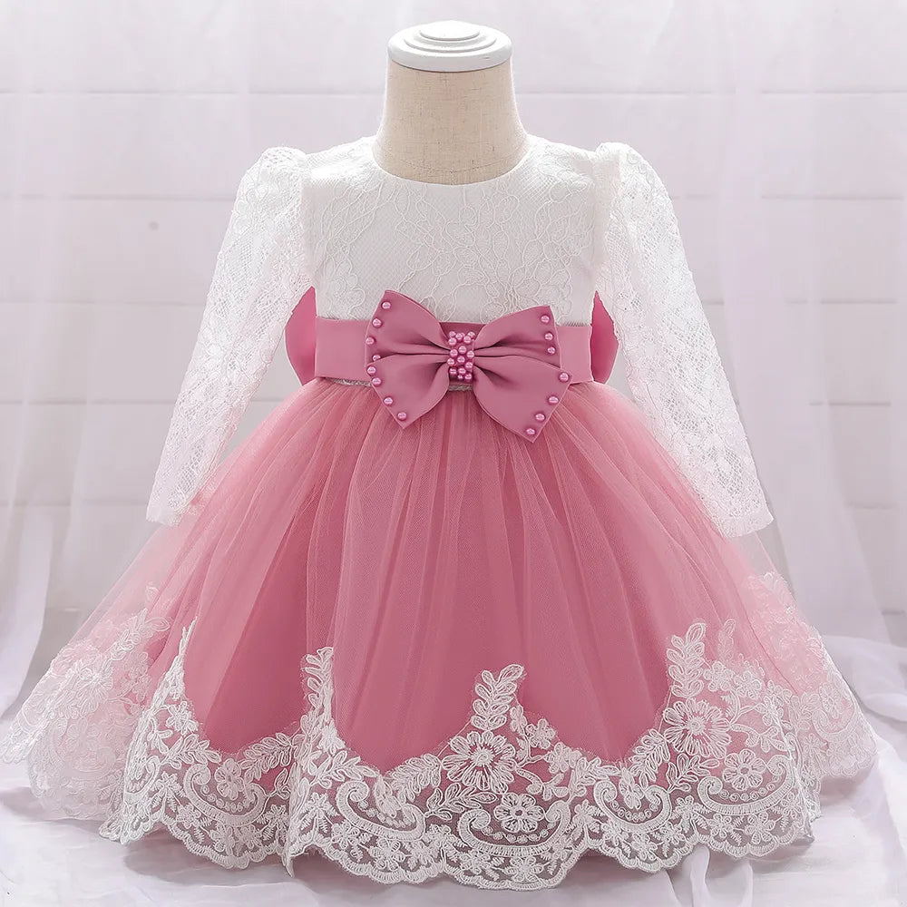 Robe cérémonie d'anniversaire bébé