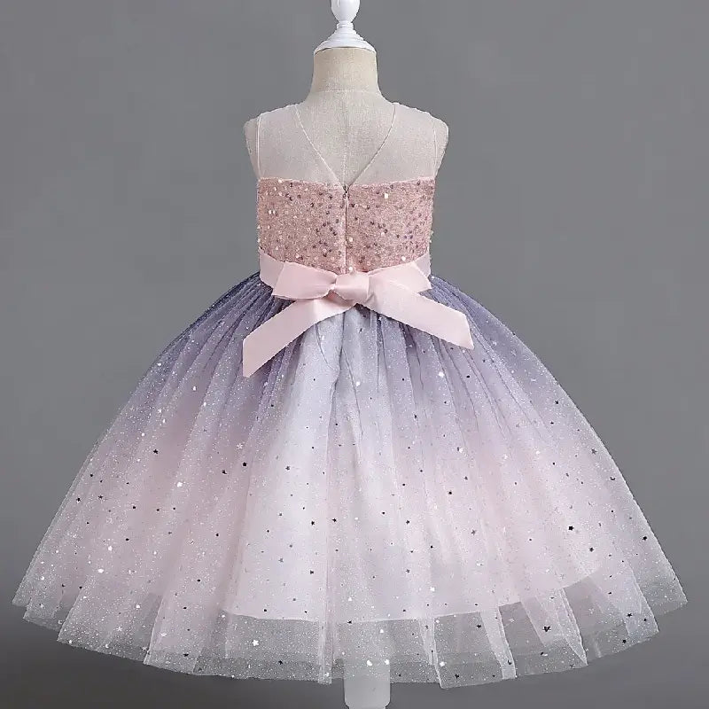 Robe Halloween princesse fille rose
