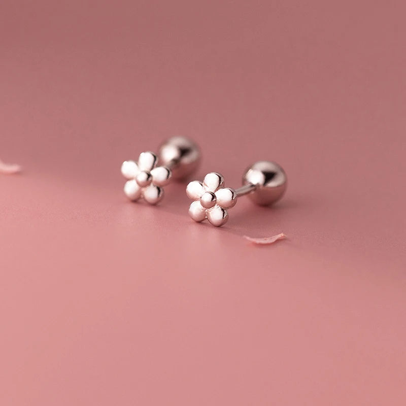 Boucle d’oreilles Puce Poupée Solitaire Or jaune 18K 2 diamants