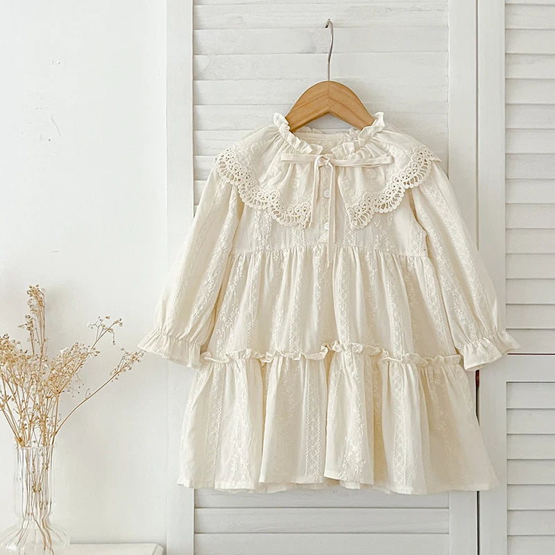 Robe bohème crème