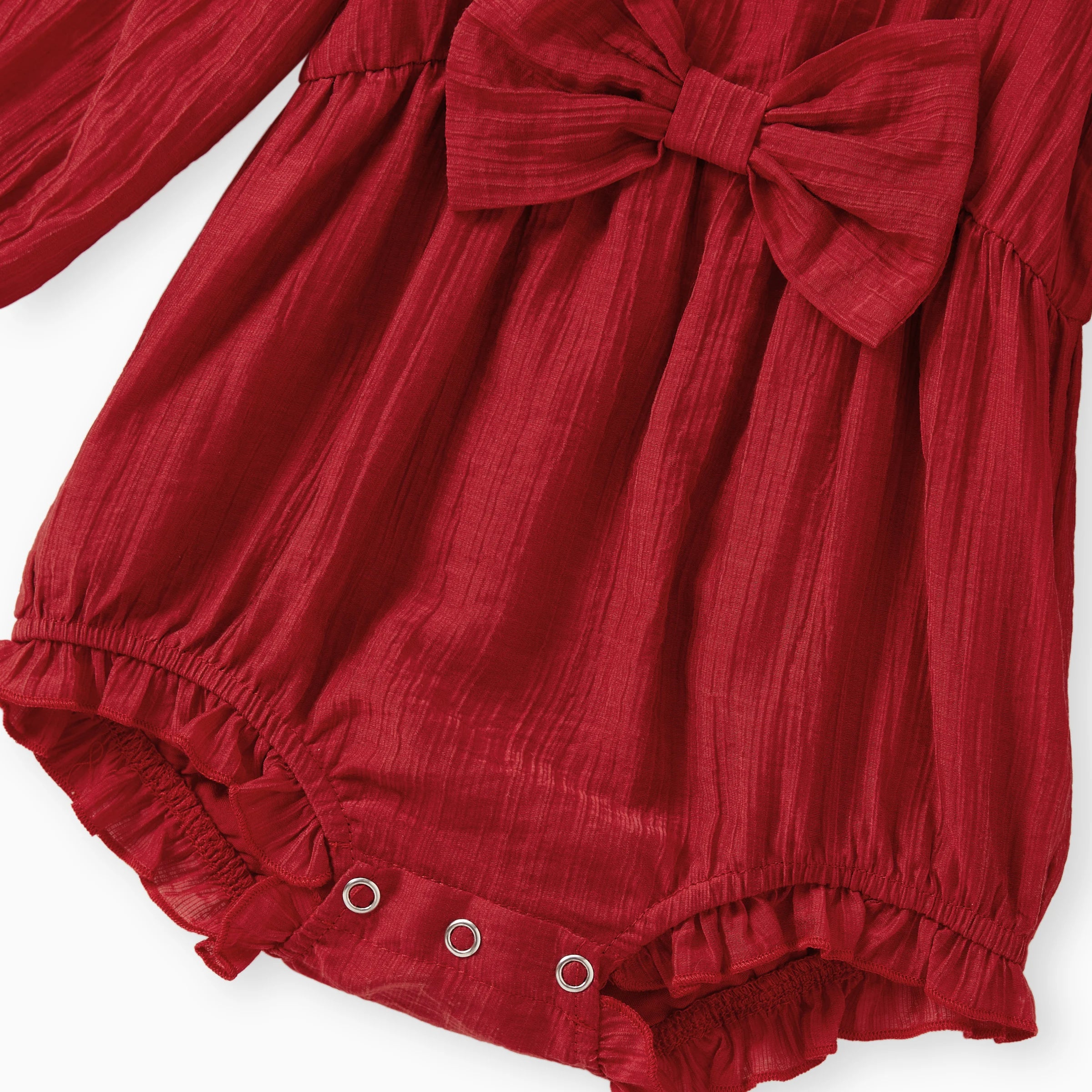 Robe mère et fille - Rouge élégante