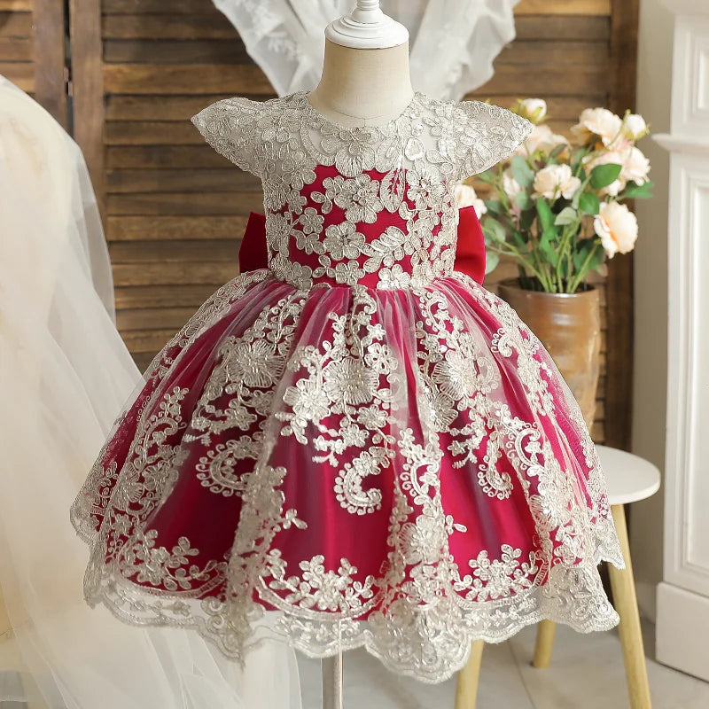 Robe anniversaire dorure de princesse
