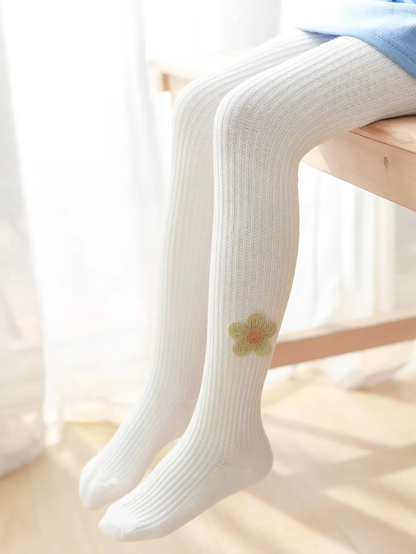 Collants fleuris chaud