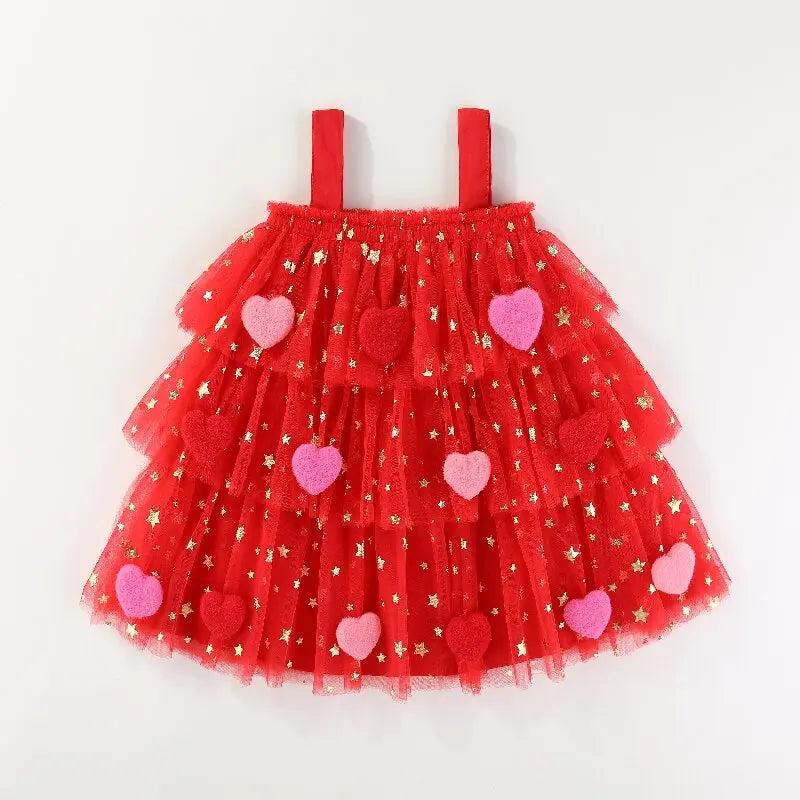 Robe enfant fille petit coeur