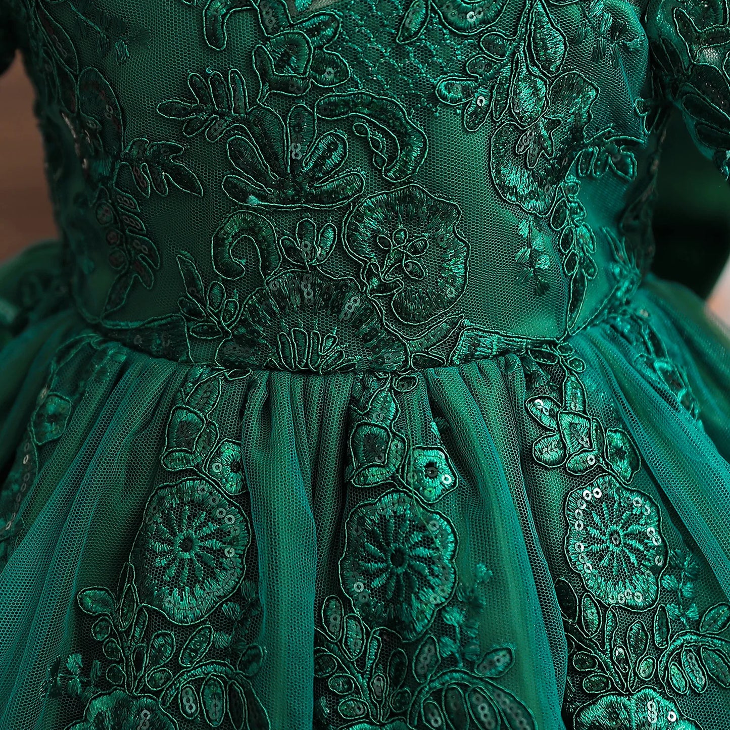 Robe de princesse pour anniversaire dorure