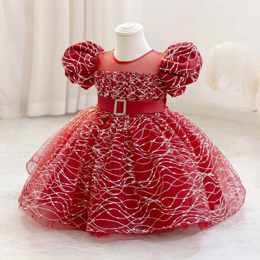 Robe enfant fille de Noël spider