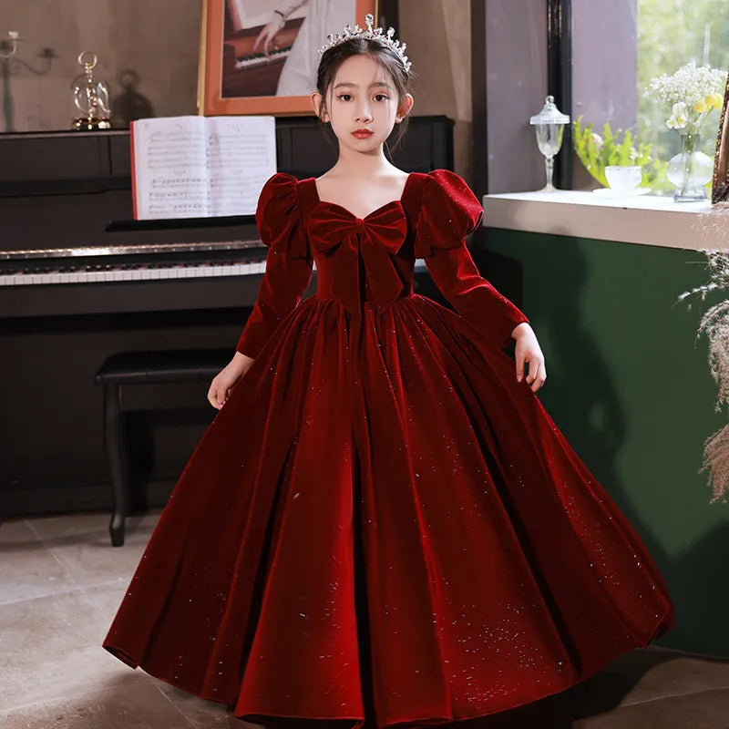 Robe de bal effet daim brillante fille L univers de la licorne