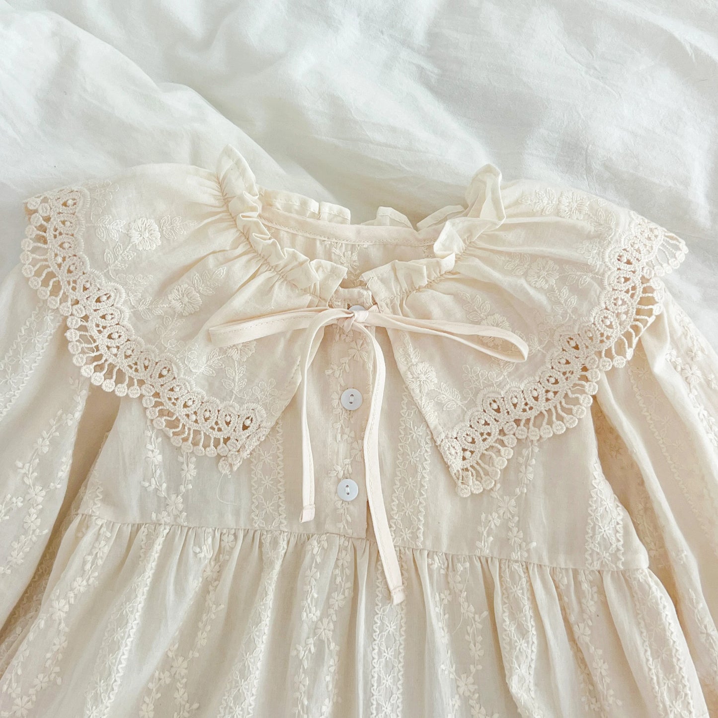 Robe bohème crème