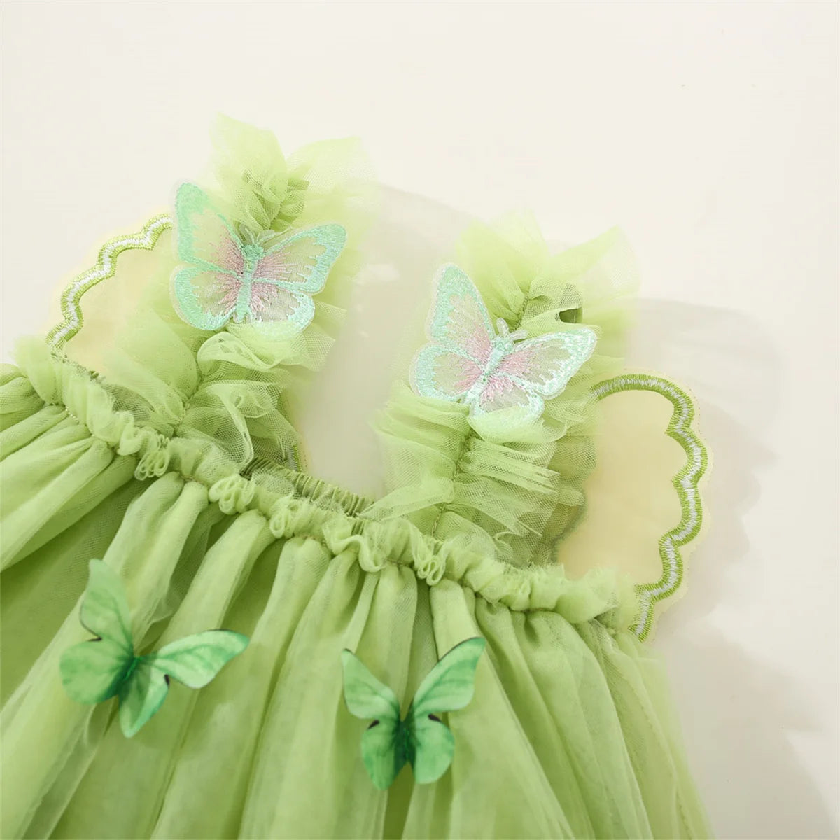 Robe bébé aile de papillon