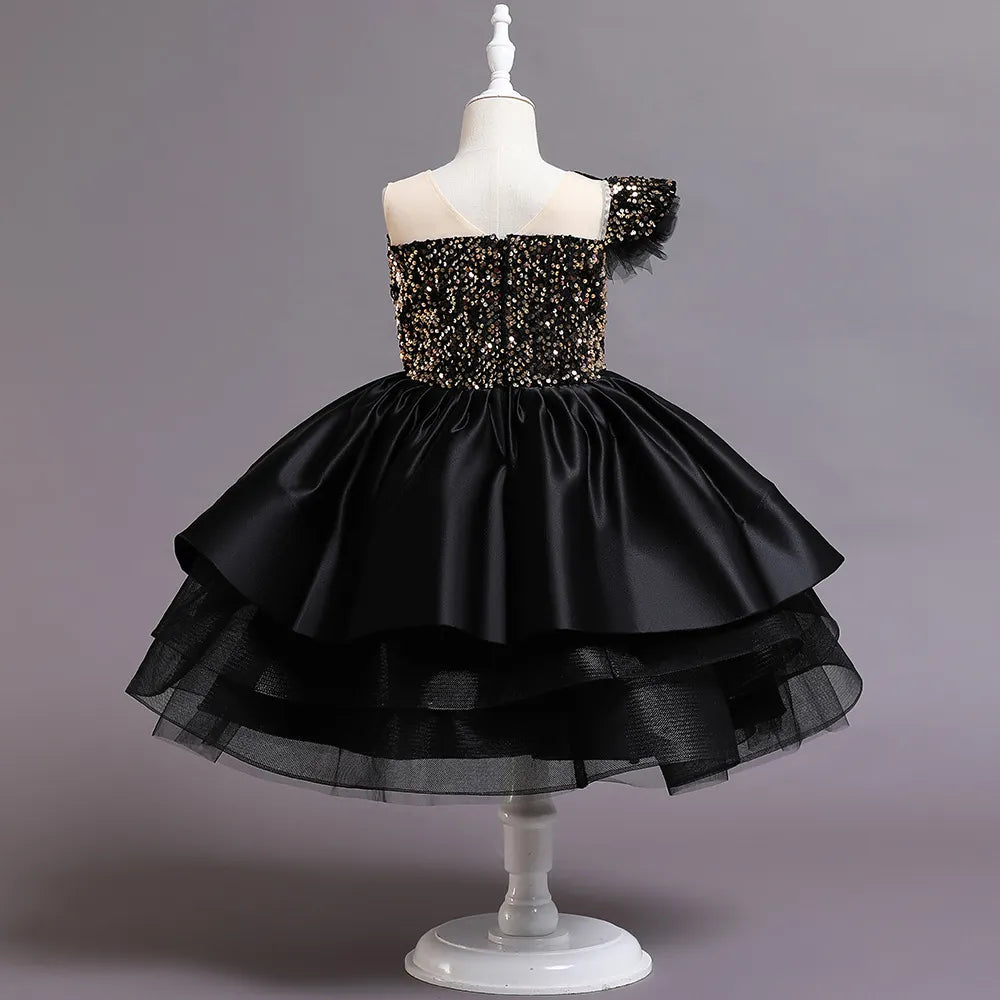 Robe cérémonie paillette et luxe