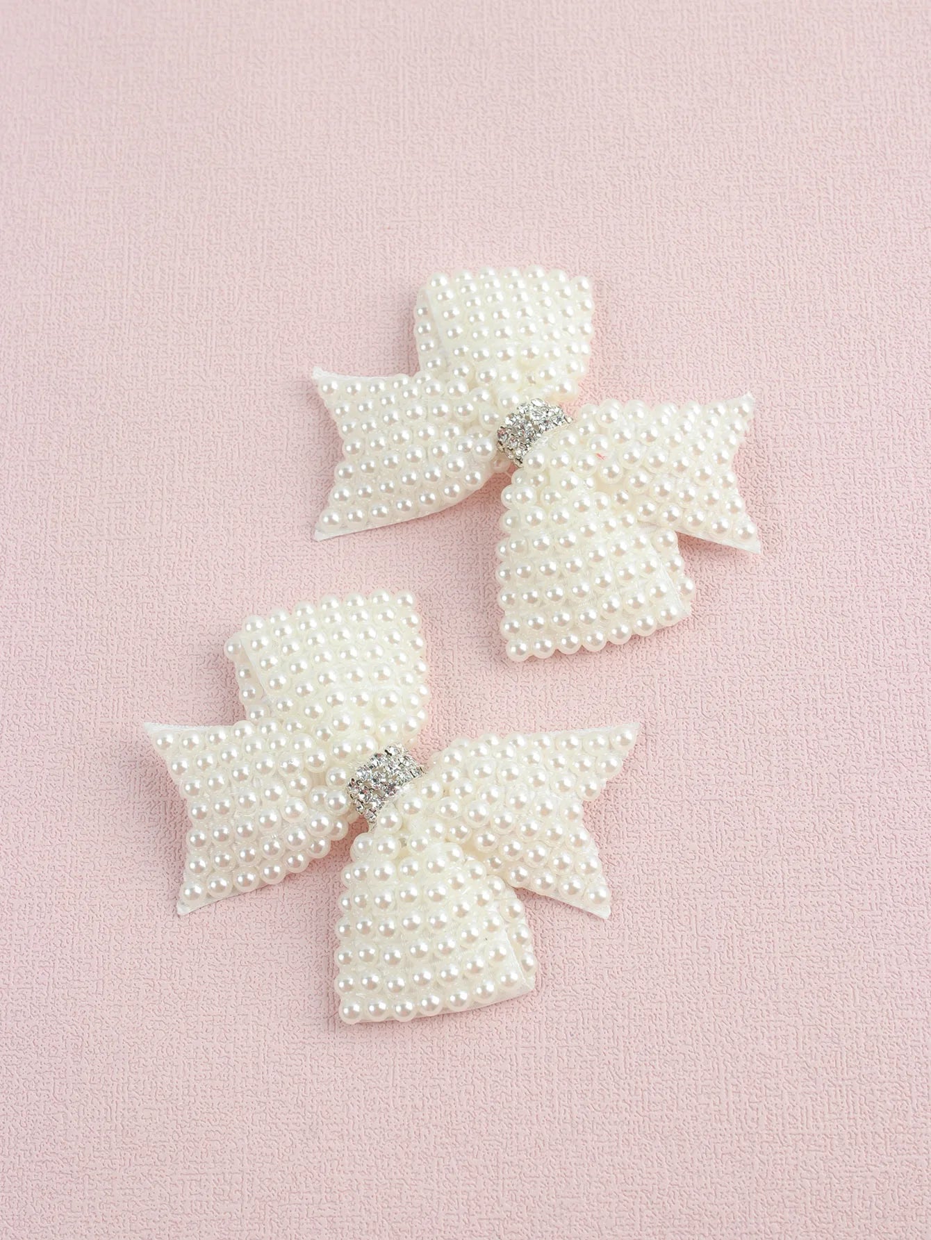 Lot de 2 barrettes perles enfant