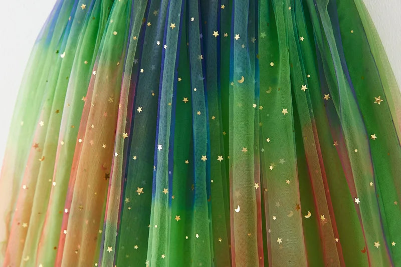 Robe enfant fille galaxie