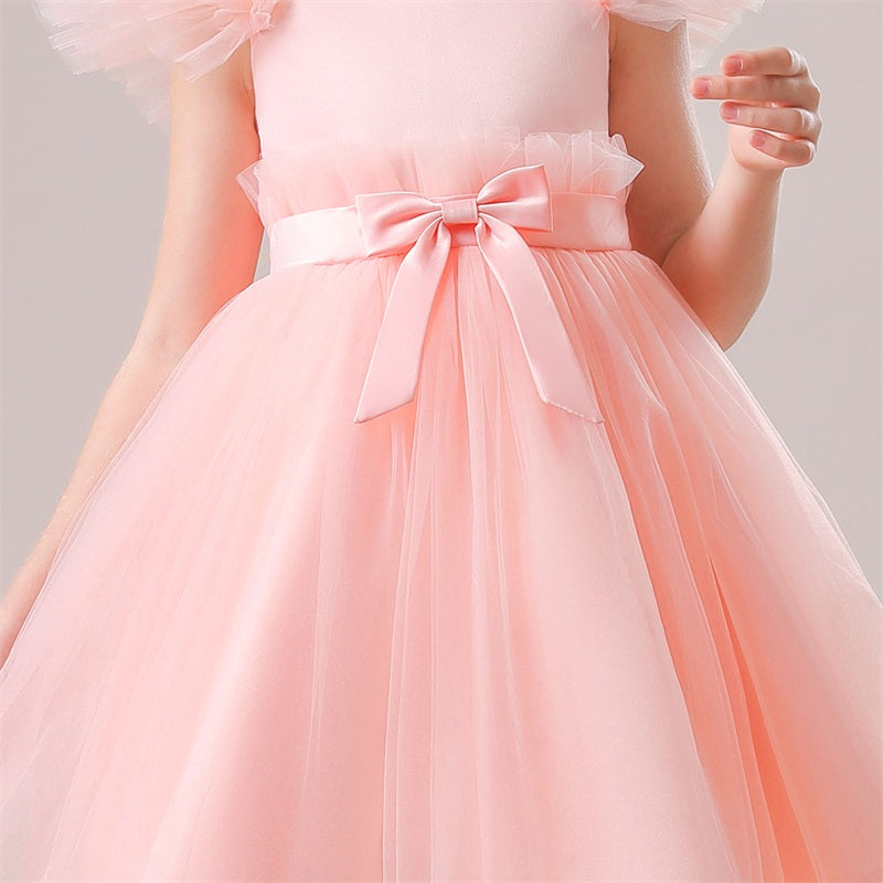 Robe cérémonie enfant effet inverser en transparence