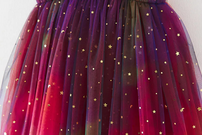 Robe enfant fille galaxie