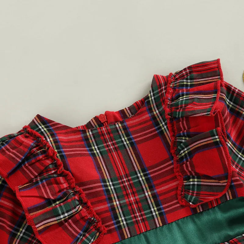 Robe Écossaise de noël bébé Margaux