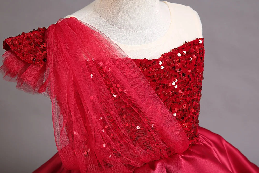 Robe cérémonie paillette et luxe
