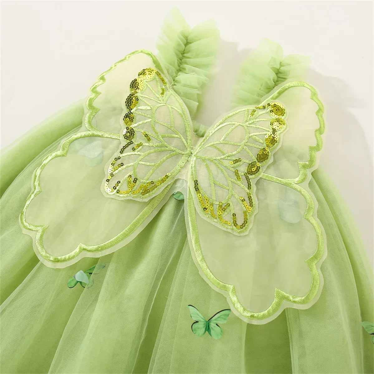 Robe bébé aile de papillon