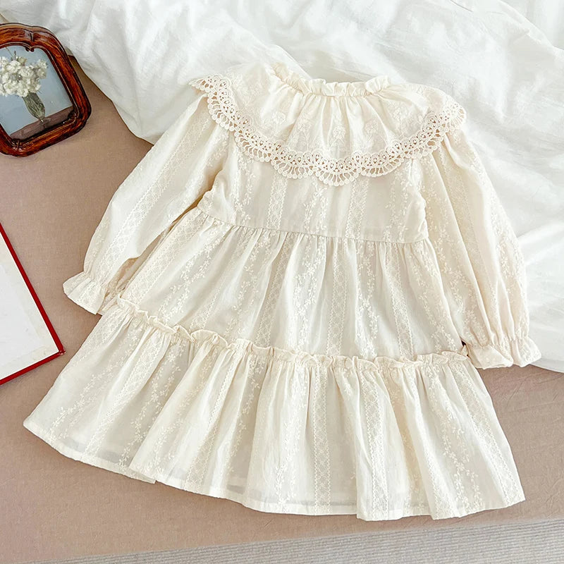 Robe bohème crème