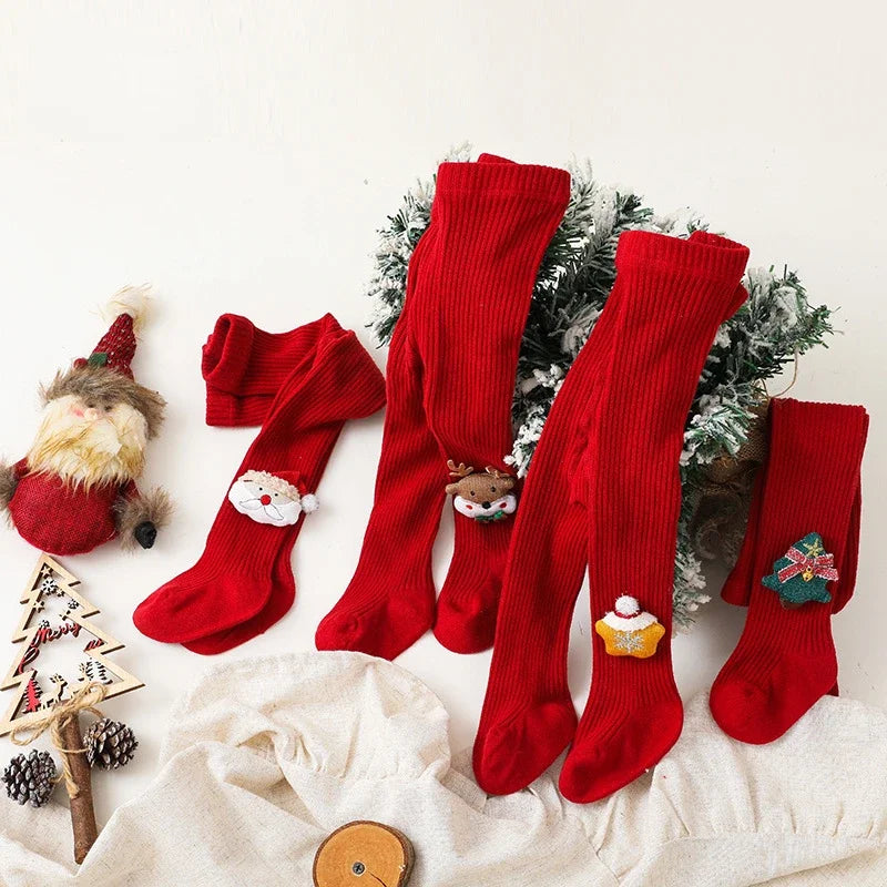 Collant de Noël fille