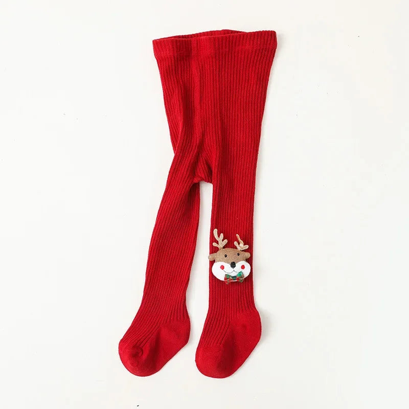 Collant de Noël fille cerf