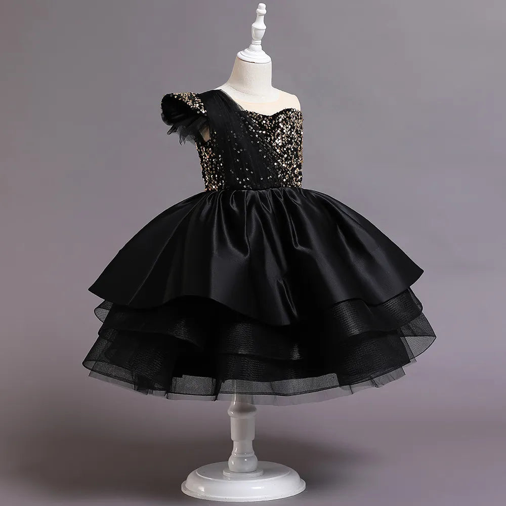 Robe cérémonie paillette et luxe