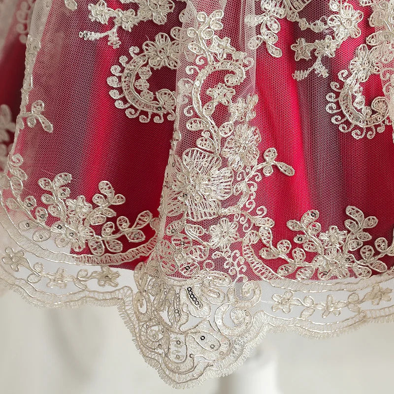 Robe anniversaire dorure de princesse