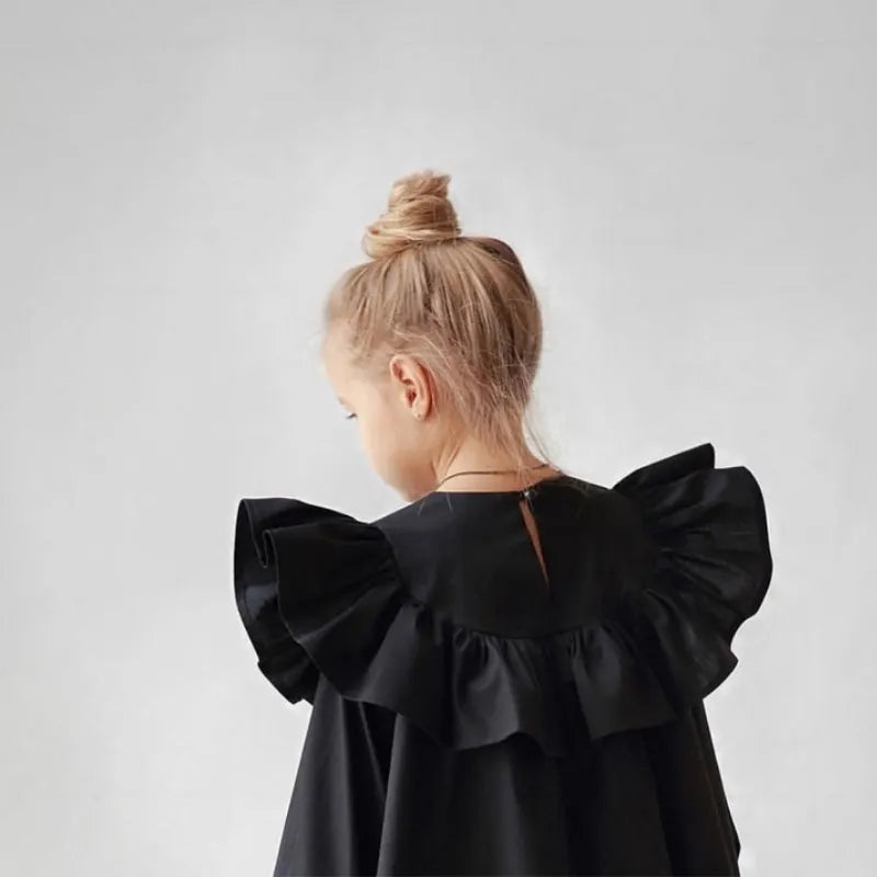 Robe fille en coton