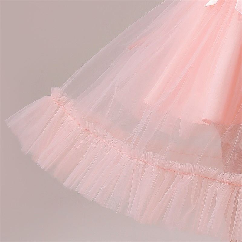 Robe cérémonie enfant effet inverser en transparence