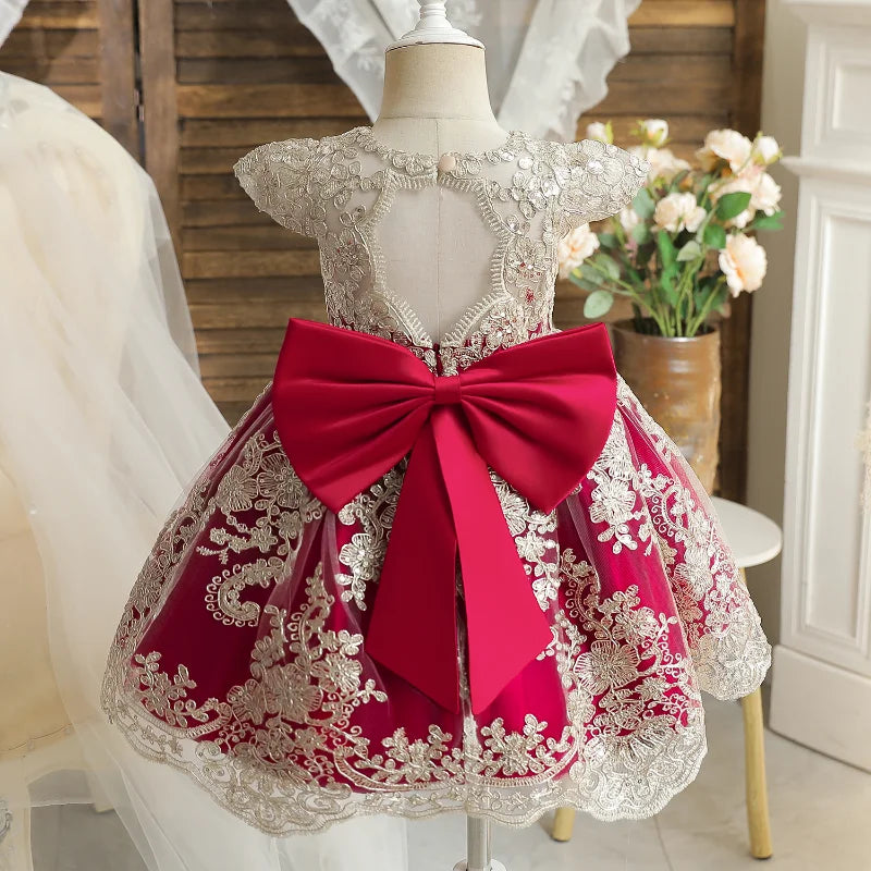 Robe anniversaire dorure de princesse