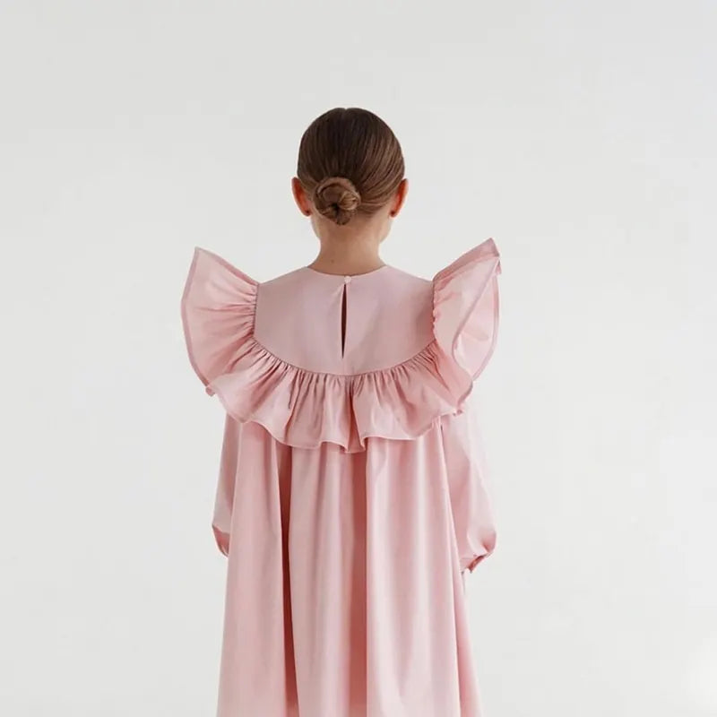 Robe fille en coton