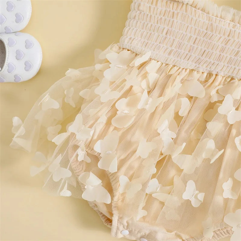 Barboteuse robe papillon enfant