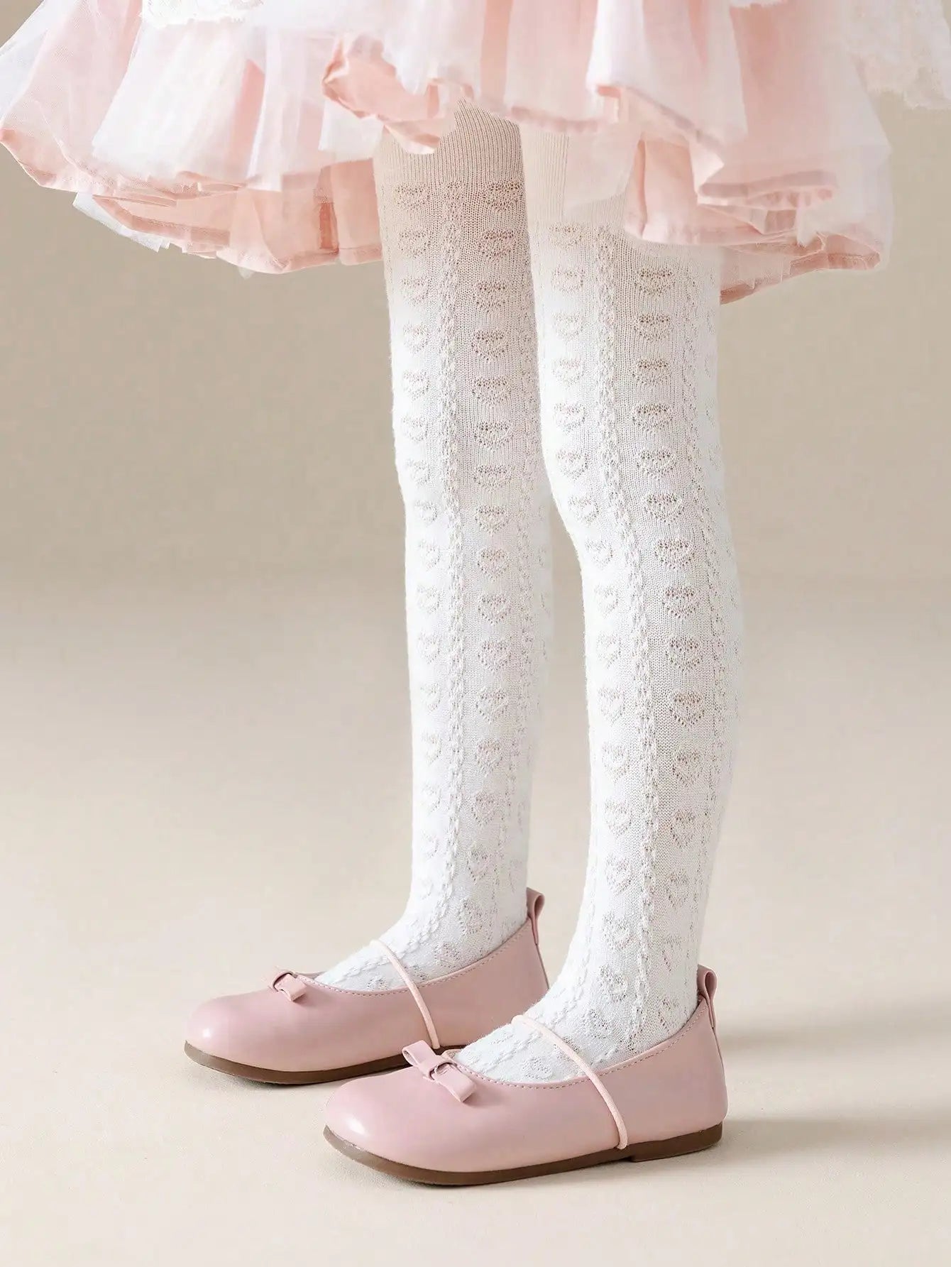 2 paires de collants Noir/Blanc