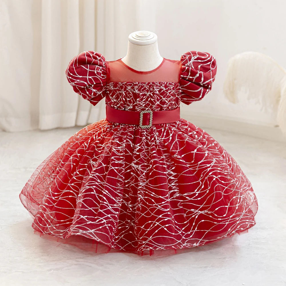 Robe enfant fille de Noël spider