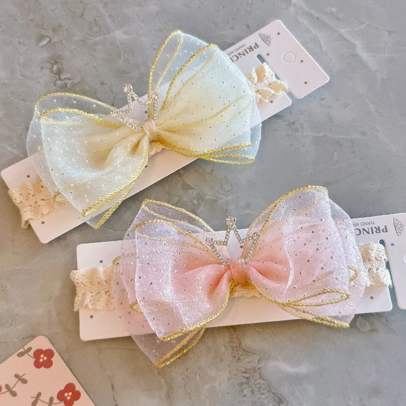 Bandeau noeud papillon couronne