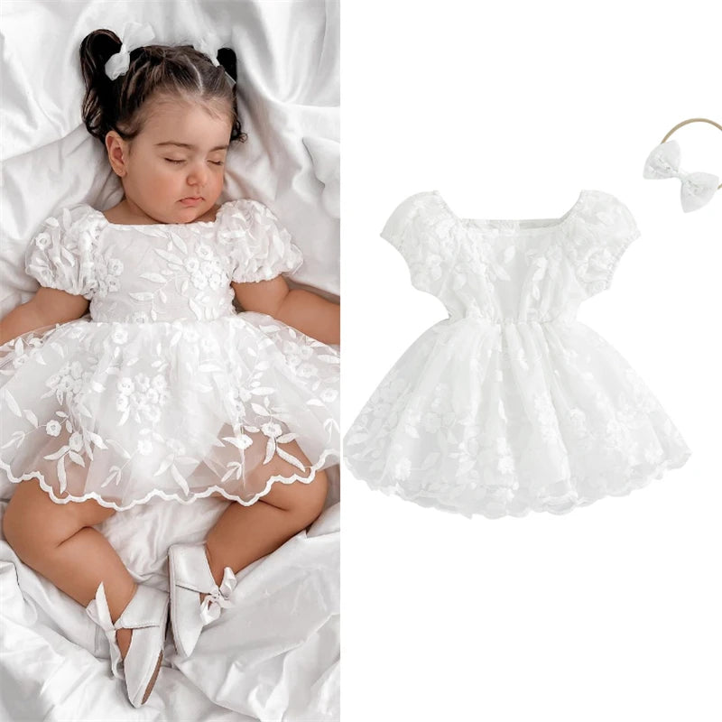 Barboteuse bébé blanche Leva