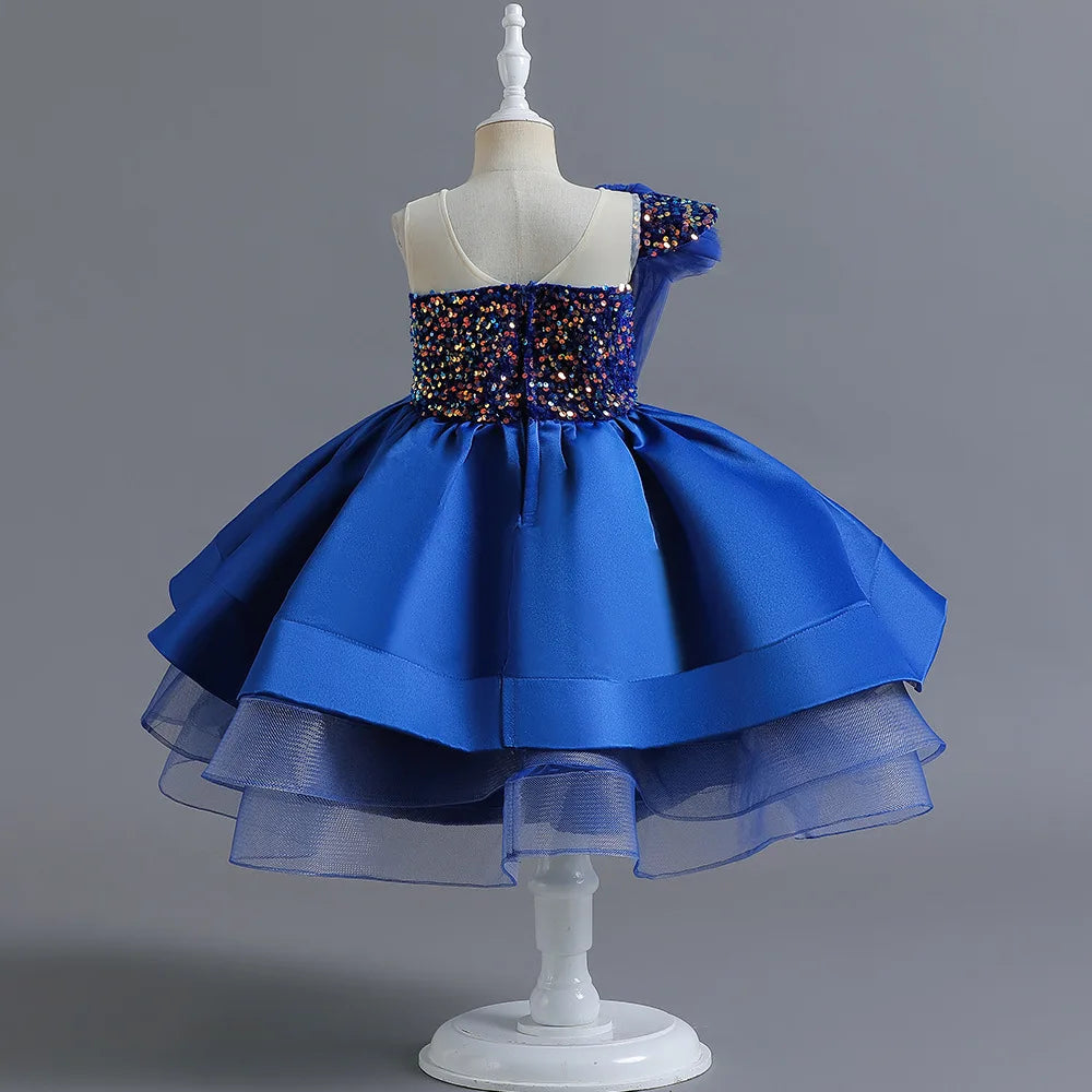 Robe cérémonie paillette et luxe