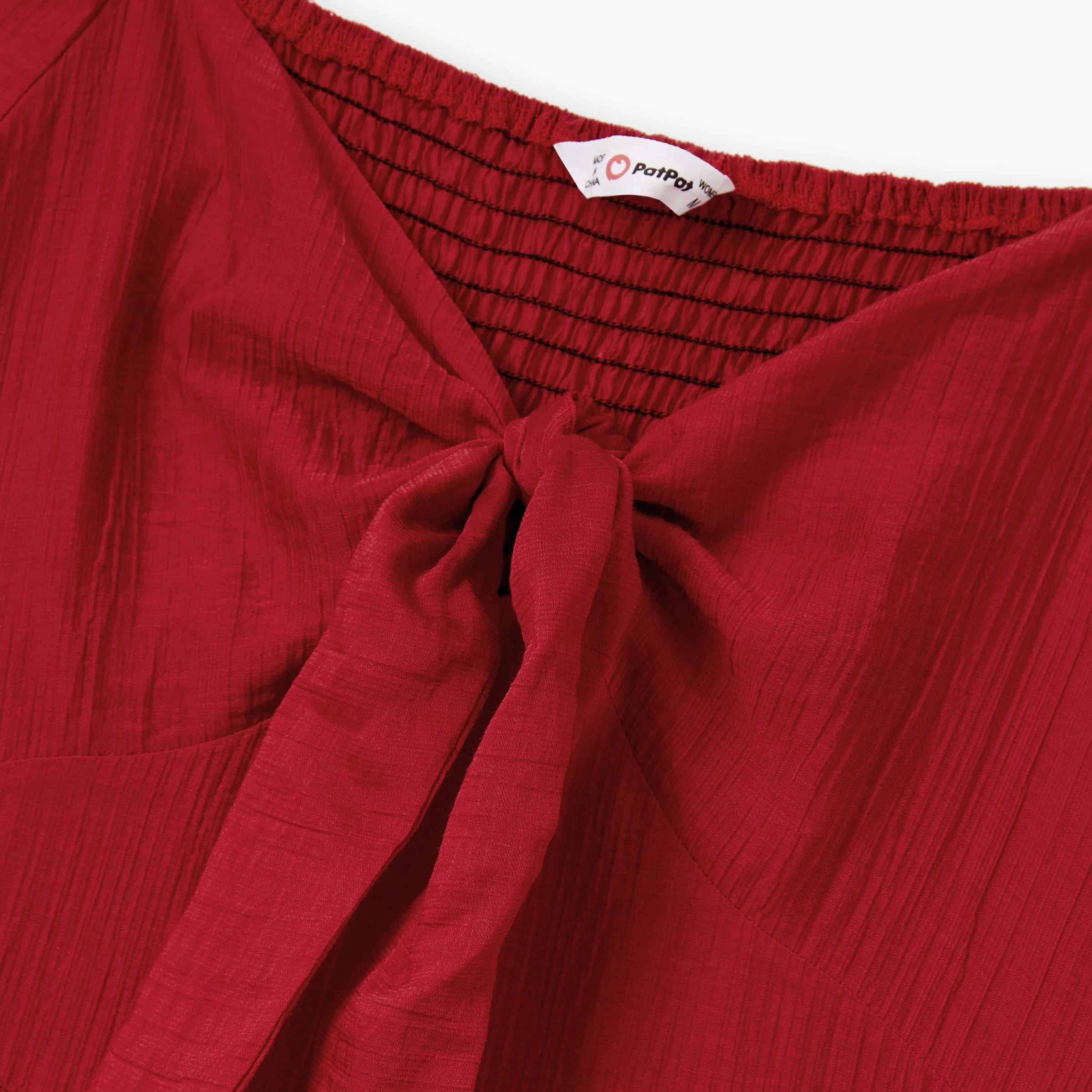 Robe mère et fille - Rouge élégante