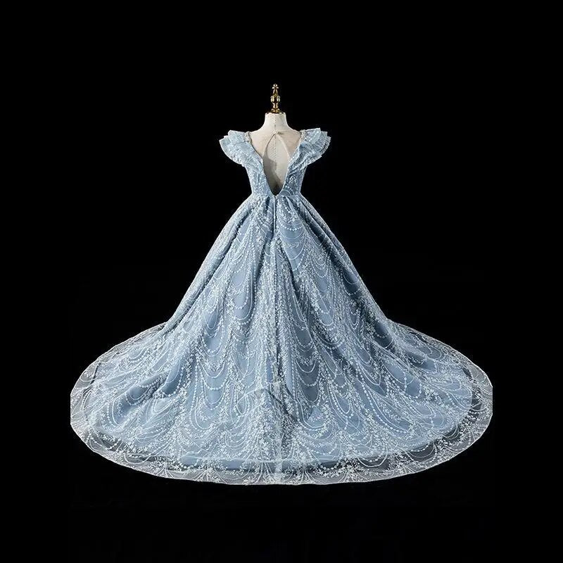 Robe de noël fille paillette