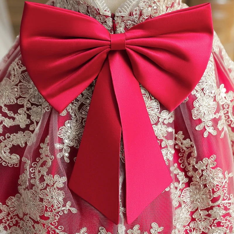 Robe anniversaire dorure de princesse