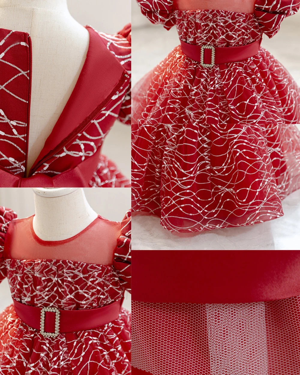 Robe enfant fille de Noël spider